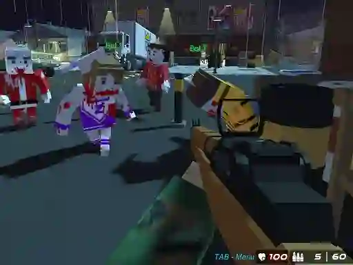 Peli GunGame 24 Pixel verkossa