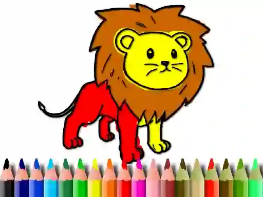 Peli Back To School: Lion Coloring Book verkossa