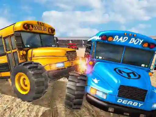 Peli School Bus Demolition Derby verkossa
