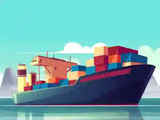 Peli Cargo Ships Jigsaw verkossa
