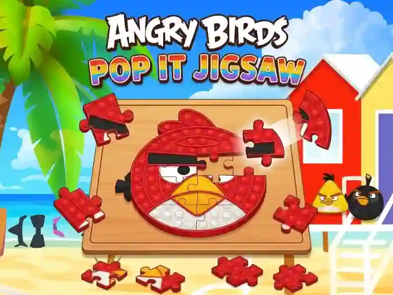 Peli Angry Birds Pop It Jigsaw verkossa