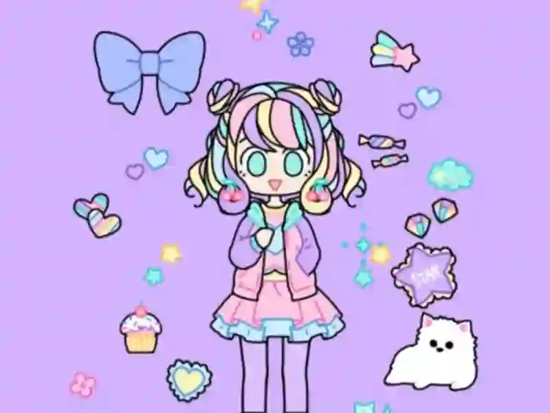 Peli Pastel Girl Dress Up verkossa