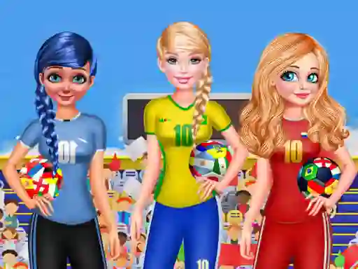 Peli BFF Princess Vote For  FIFA 2018 Quarter Finals verkossa