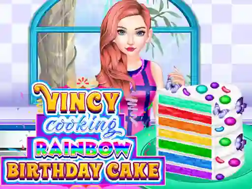 Peli Vincy Cooking Rainbow Birthday Cake verkossa