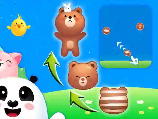 Peli Animal Merge: Bubble Shooter verkossa