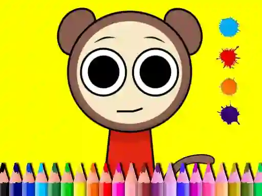 Peli Sprunki Valentine Coloring book verkossa