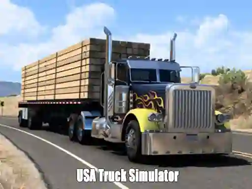 Peli USA Truck Simulator 2024 verkossa