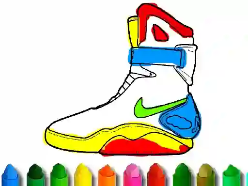 Peli Back To School: Shoe Coloring verkossa