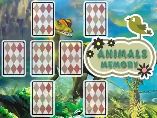 Peli Animals Cards Memory verkossa