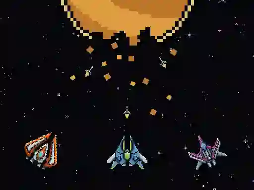 Peli Galactic Pixel Storm verkossa