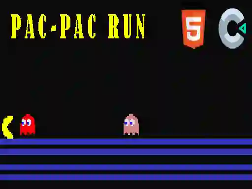 Peli PAC-PAC RUN verkossa