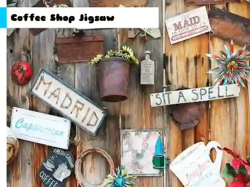 Peli Coffee Shop Jigsaw verkossa