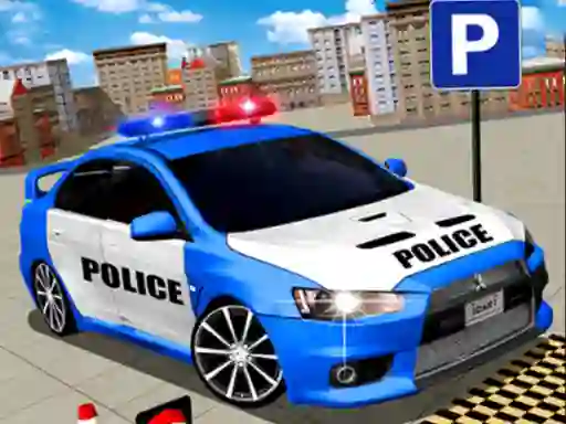 Peli Modern Police Car Parking 3D verkossa