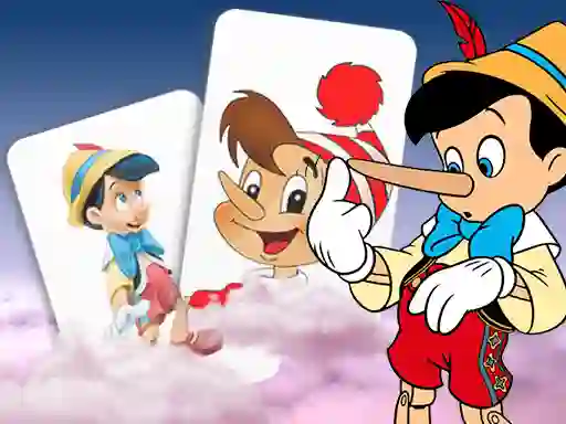 Peli Pinocchio Memory card Match verkossa