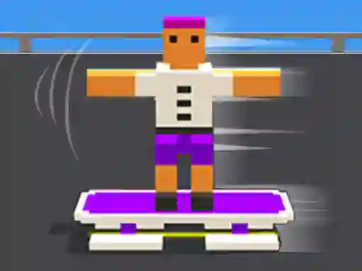 Peli Blocky Skater Rush verkossa