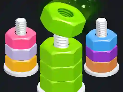 Peli Nuts Puzzle: Color Sort verkossa