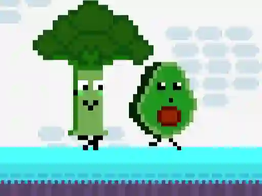 Peli Cat Chef vs Fruits - 2 Player verkossa