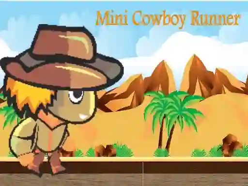 Peli Mini cowboy runner verkossa