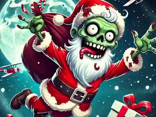 Peli Flappy Zombie Santa Christmas Game verkossa