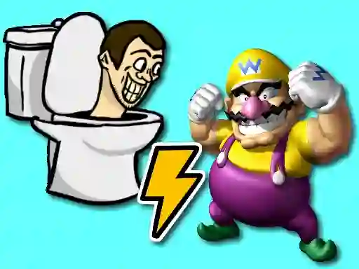 Peli Skibidi Toilet vs Wario verkossa