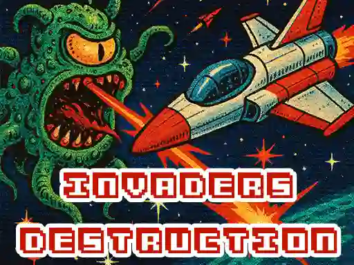 Peli Invaders Destruction verkossa