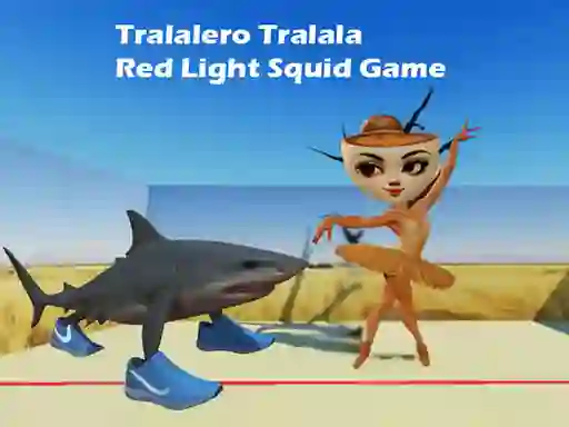 Peli Tralalero Tralala Red Light Squid Game verkossa
