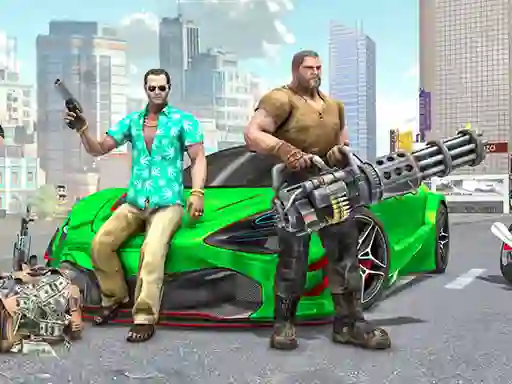 Peli Real Gangster City Crime Car Simulator Game verkossa