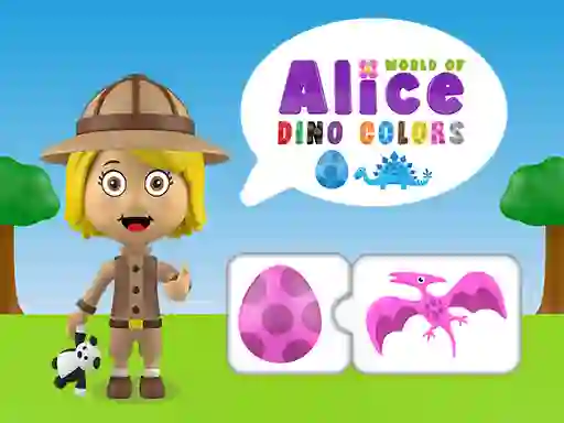 Peli World of Alice Dino Colors verkossa