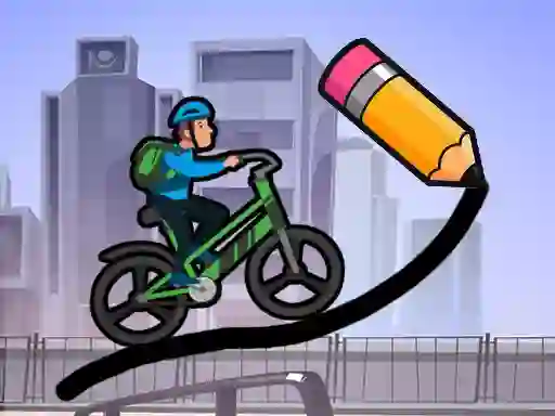 Peli Draw The Bike Bridge verkossa