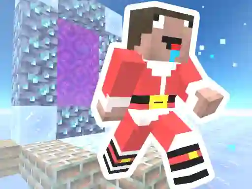 Peli Noob Steve Christmas verkossa