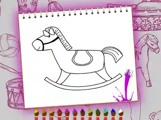 Peli Coloring Book: Toy Shop verkossa