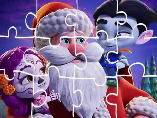 Peli Super Monsters Christmas Jigsaw verkossa