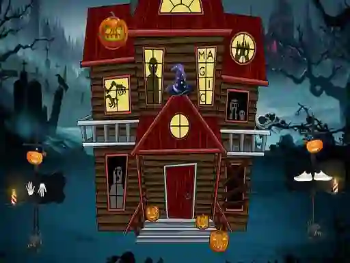 Peli Halloween Magic Lady Escape verkossa