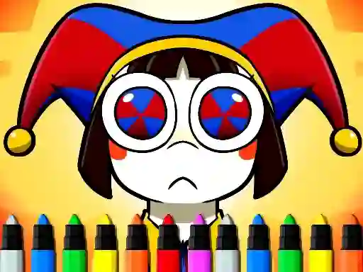 Peli Digital Circus Coloring Adventure verkossa