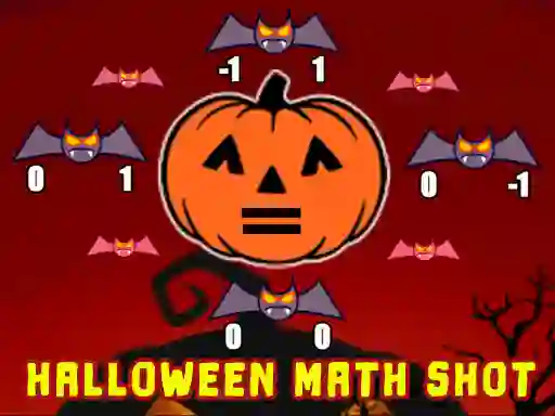 Peli Halloween Math Shot verkossa