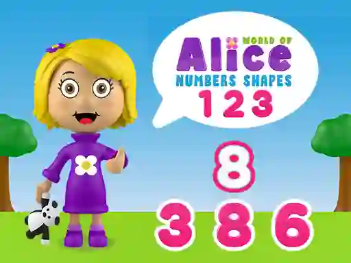 Peli World of Alice Numbers Shapes verkossa