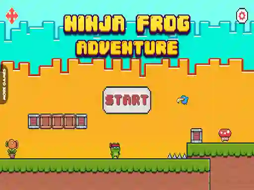 Peli Ninja Frog Adventure verkossa