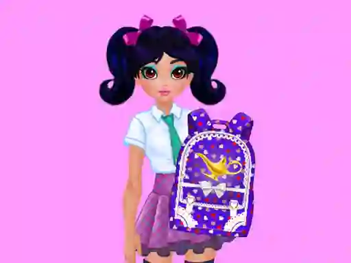 Peli Jasmine and Elsa School Bag Design Contest verkossa