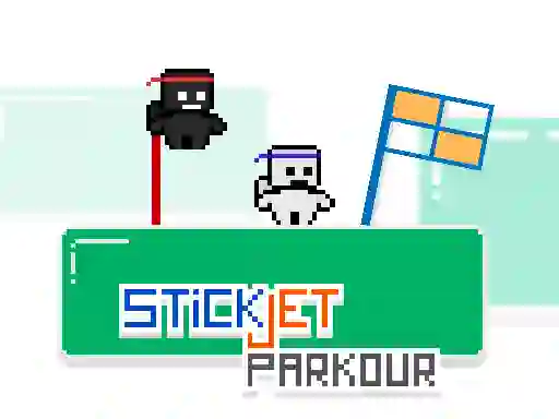 Peli StickJet Parkour verkossa
