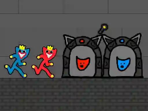 Peli Red and Blue Stickman Huggy 2 verkossa