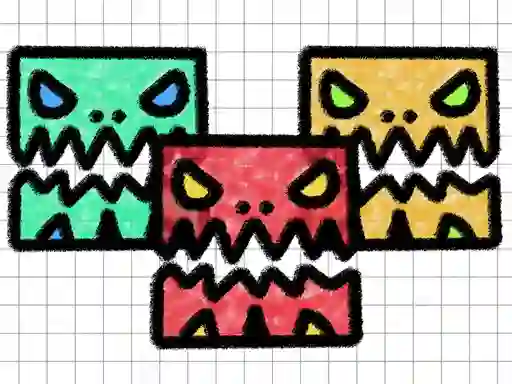 Peli Geometry Dash Paper Note verkossa