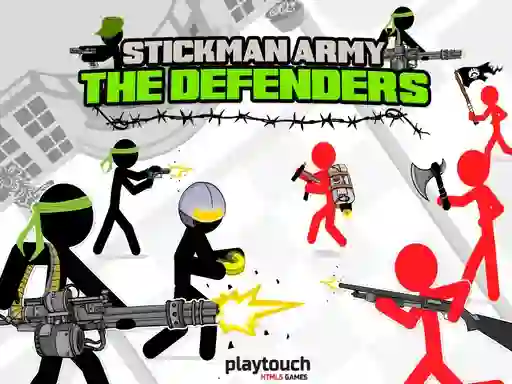 Peli Stickman Army: The Defenders verkossa