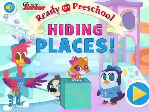 Peli Ready for Preschool Hiding Places verkossa