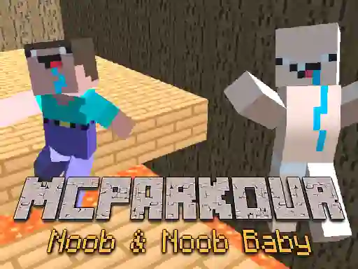 Peli MCParkour Noob & Noob Baby verkossa