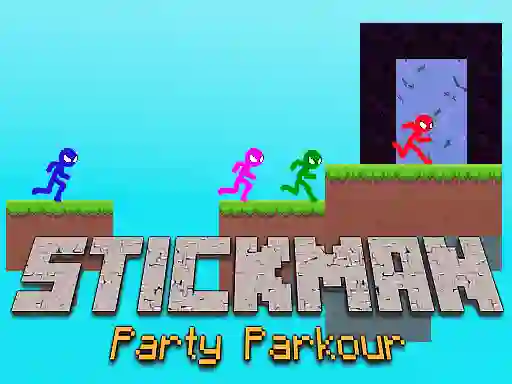 Peli Stickman Party Parkour verkossa