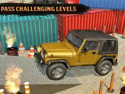 Peli Classic Real 4x4 Jeep Parking Drive Game verkossa