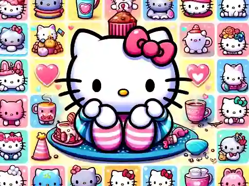 Peli Cute Kitty Memory Challenge verkossa