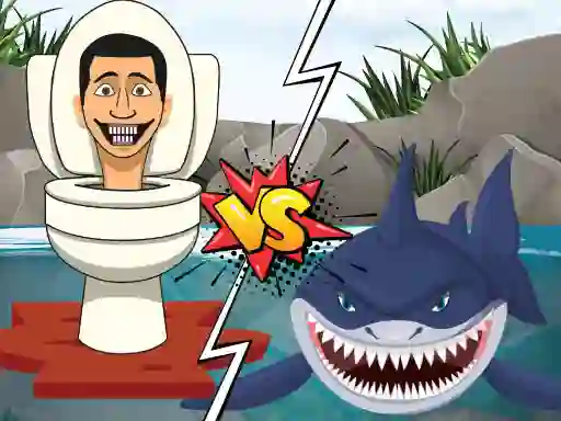 Peli Hungry Shark Vs Skibidi verkossa