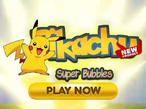 Peli Pikachu Super Bubbles verkossa
