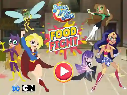 Peli DC Super Hero Girls Food Fight verkossa